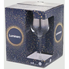 Набор бокалов для вина Luminarc «Серебряная дымка» 350мл 4шт o0094/9315338