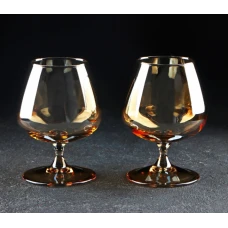 Набор бокалов для коньяка «Золотой мёд» 2шт 400мл P9308