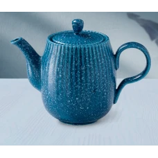 Заварочный чайник Доляна «Коралл» 600мл фарфор синий 10473041