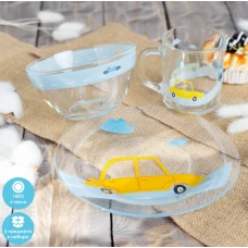 Набор детской посуды «Бип-бип» 3пр 7337126