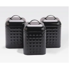 Набор из 3-х ёмкостей Maestro MR-1676-3S-BLACK
