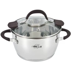 Кастрюля BartonSteel 5,5л BS-2117-24  brown