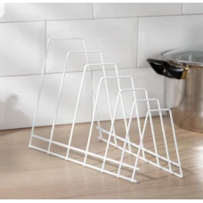 Подставка под крышки 15×18,5×32см белый