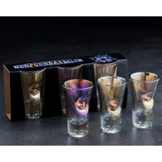 Стопки «Непробиваемые.Радужное напыление» с пулей 3шт 7795414