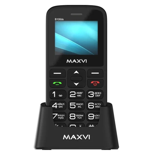 Моб.телефон Maxvi B100ds Black