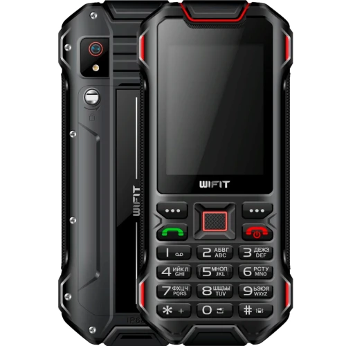 Моб. телефон Wifit Wirug F1 Black-Red Моб. телефон Wifit Wirug F1 Black-Red
